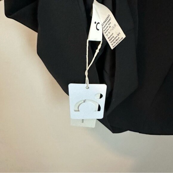 Commence Short Sleeve Mock Neck Dress Elegant Black Women's Dress Size XL NWT - Picture 8 of 12